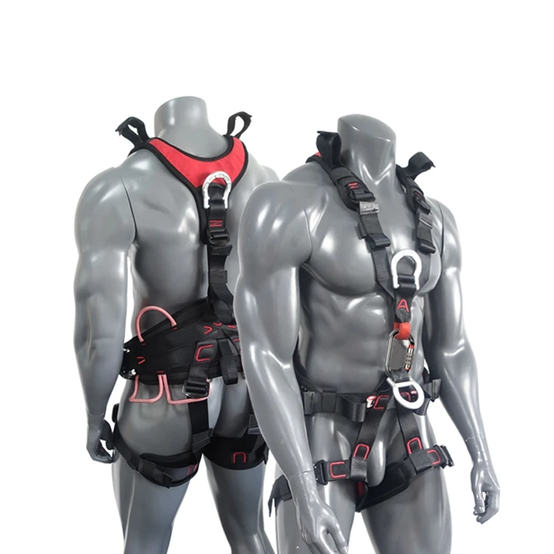 Waist Safety Belt Har Safeti Fall Protection Arnes De Seguridad Rapel Safety Belt Full Body Harness Multi-tooth Ring protection