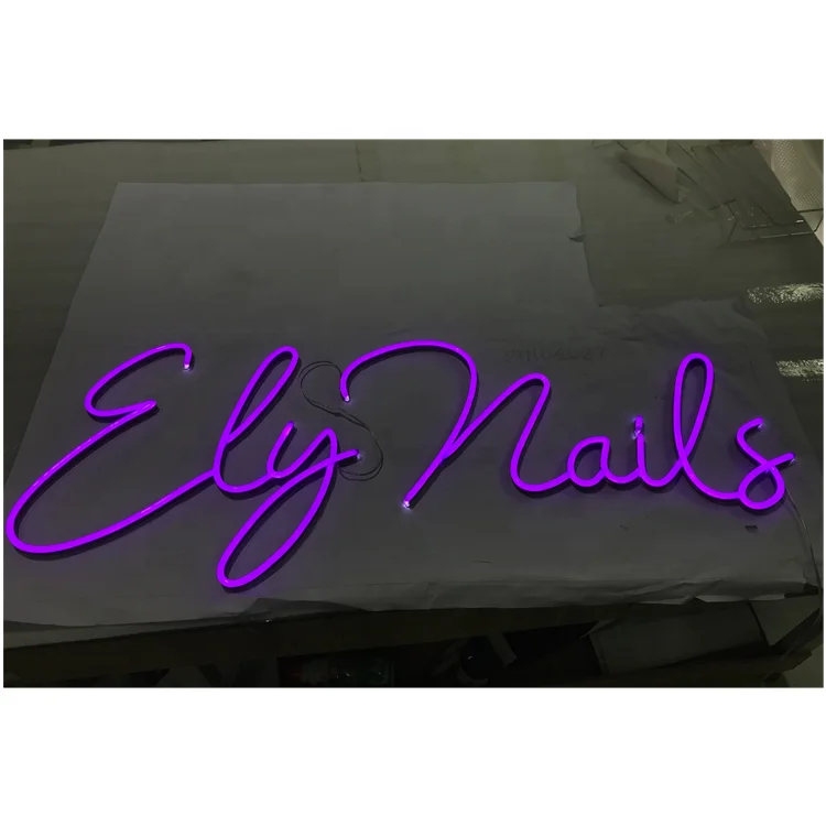  LED LOGO lamp decoration beauty nail salon store Company brand logo 3D Led lighted letter