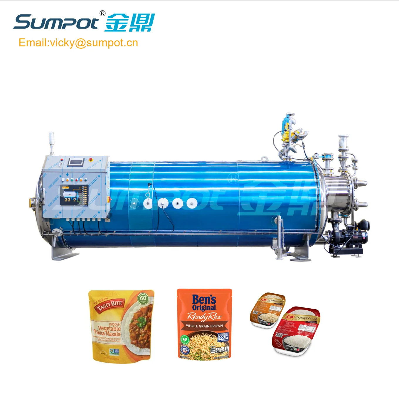SUMPOT Retort sterilizer for ready meal