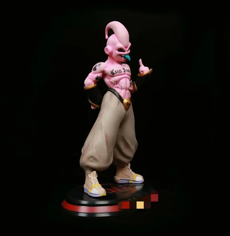 28cm anime GK DBZ Super saiyan Majin buu action figure Tattoos buu figure PVC model toy for gifts