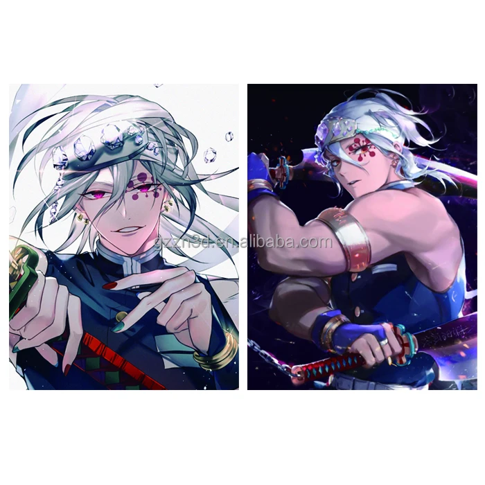 Wholesale custom  A3 flip Janpan anime poster 3d printing service