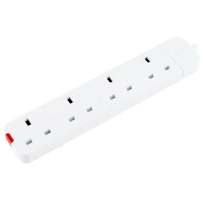 Мощность Великобритании 4 банды удлинитель розетка