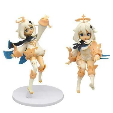 Market popular hot item 2 design pvc Anime Character Genshin Impact Paimon figurine car collection toy
