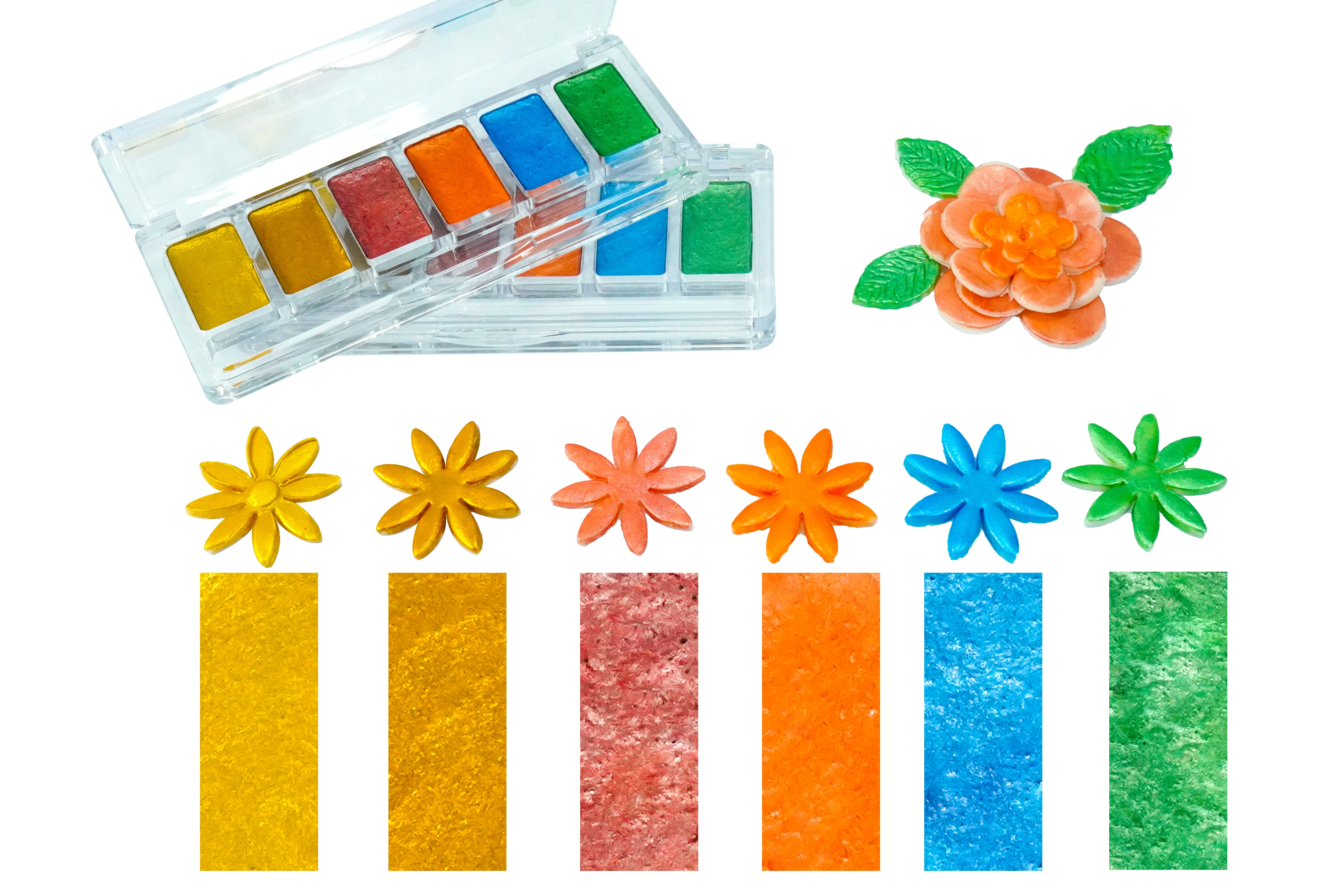 2024 New Design Food Coloring Edible Paint Palette For Dessert Cake Decoration