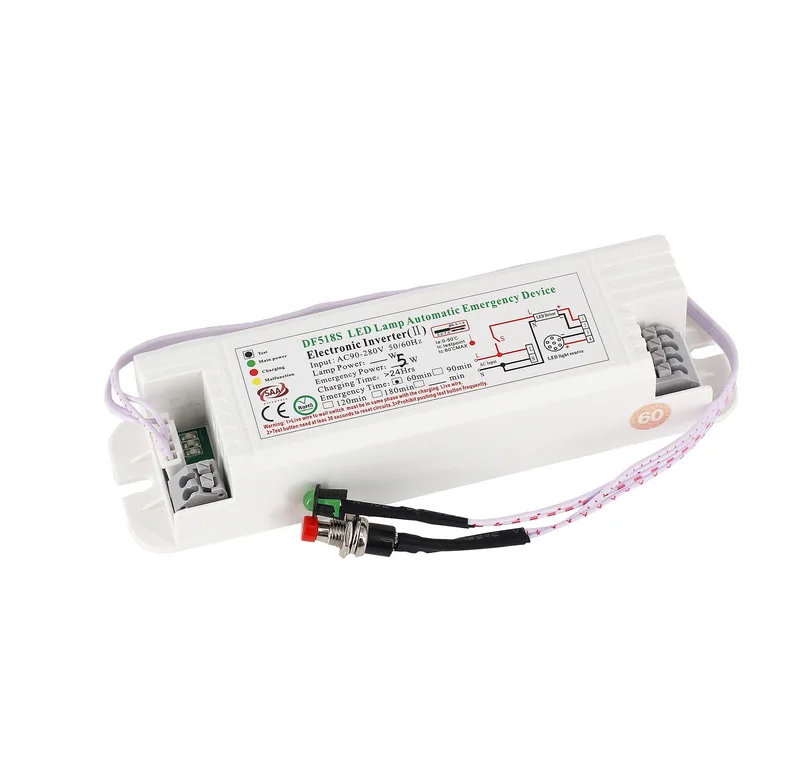 led Emergency Driver 518s LED Energy-saving LED Emergency Kit for 5-40w Led lights