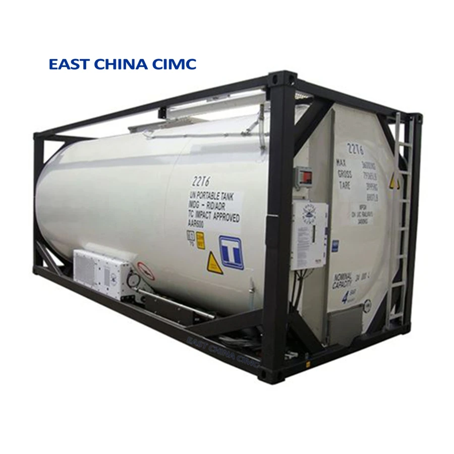 SUS 316L 21000Liters T11 Caustic Soda Tank Container Used For Food Grade Liquid Transport