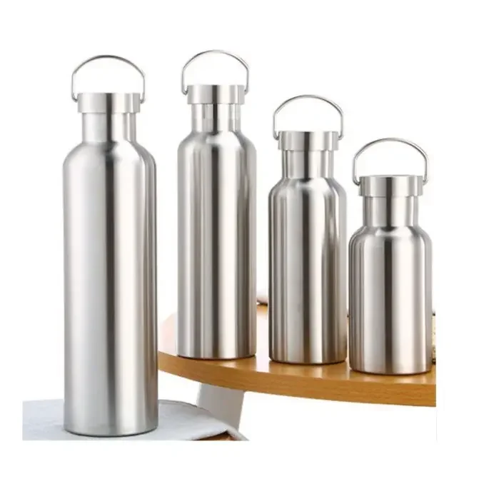 Double Wall Stainless Steel Water Jug Insulated Outdoor Camping Space Pot Thermal Vacuum Flask Gym Water Bottle