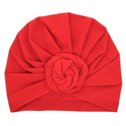 Trendy Snail Knot Cute Newborn Beanie Hats Headwrap Infant Toddler Cotton Hair Turban Accessories For Children