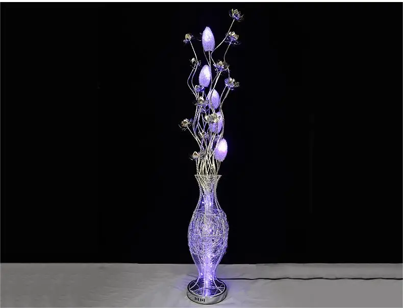 20W Modern Aluminum Metal Rose Table Lamp Hotel Bar Living Room Decorative Led Table Lamp Standing Desk Lamp