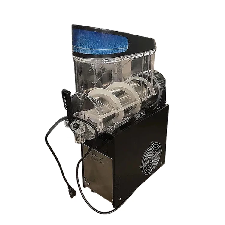 Commercial Snow Melter Double Cylinder Stainless Steel Milk Tea Shop 12 Liter Smoothie Machine