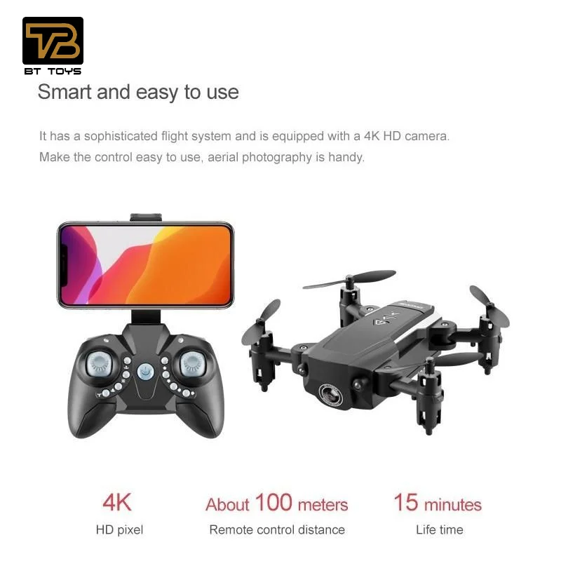New E58 Drone 998 Drone Wifi Brushless Dual Camera Optical Flow 480p Foldable Remote Contral Quadcopter Drone Toy