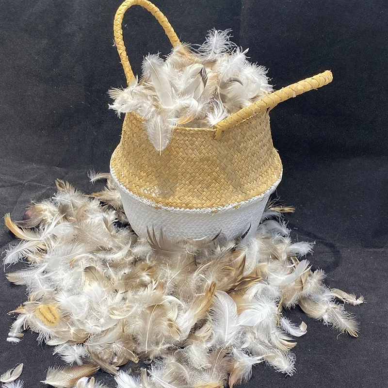 2024 Top Quality Clean Household Textile Fillers Machine Washed Grey Duck Feathers for Sale