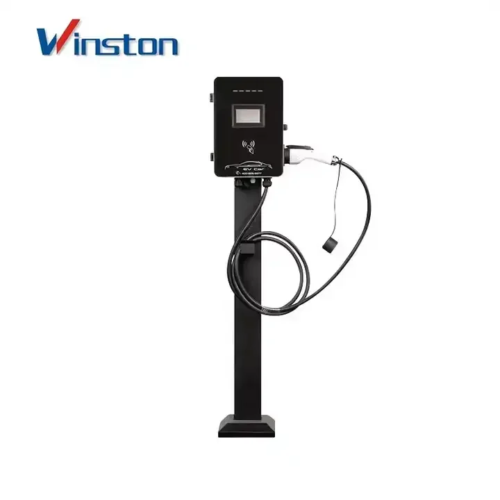 Electric car ev Charger vertical wall-mounted AC charging stations 14kw