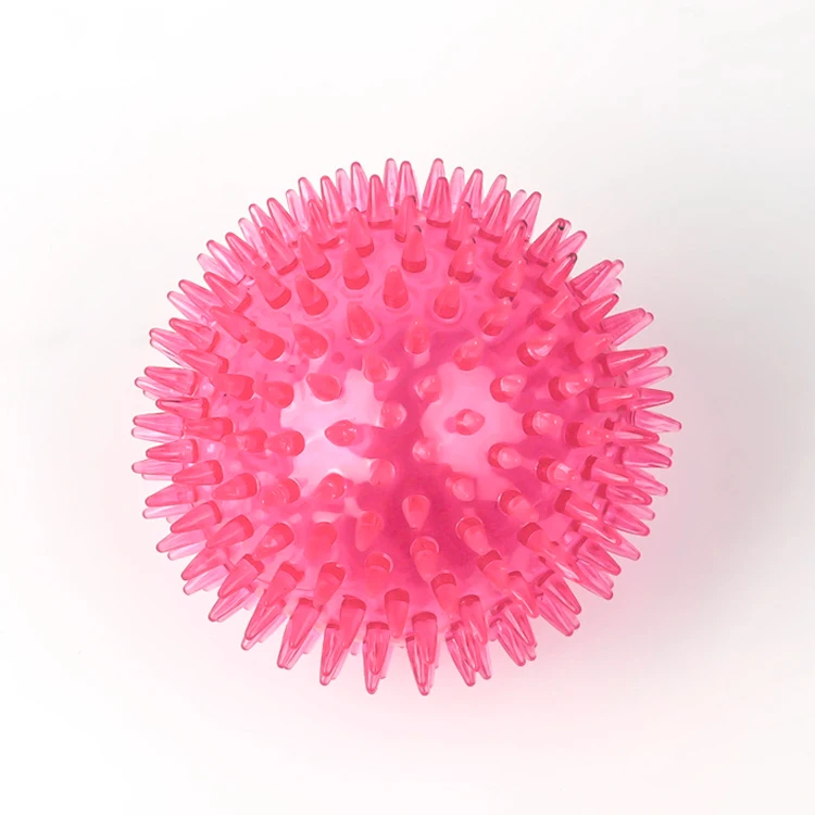 Pet Supplies Spike Ball Squeaky Soft Rubber Pet Accessories Pet Toy Ball Dog Chew Toy