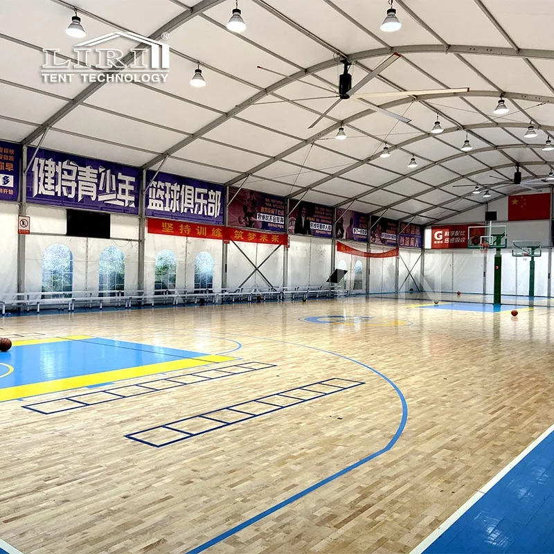Outdoor Modern Large Arched Team Sporting Event Tent Dome for Basketball