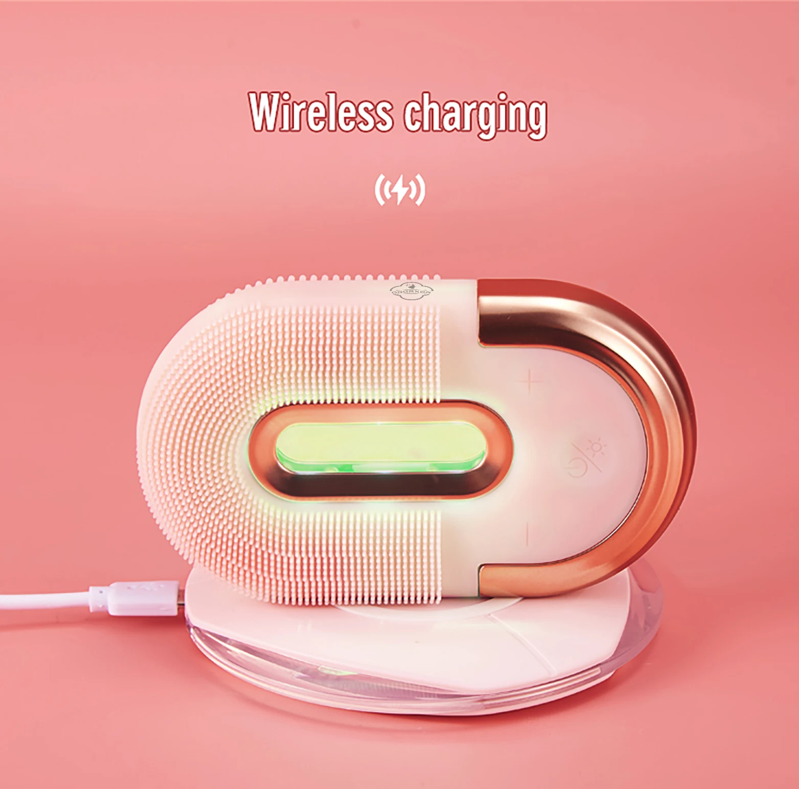 2024 New Skin Care Tools Facial Massage Electric Face Cleaning Silicone Brush