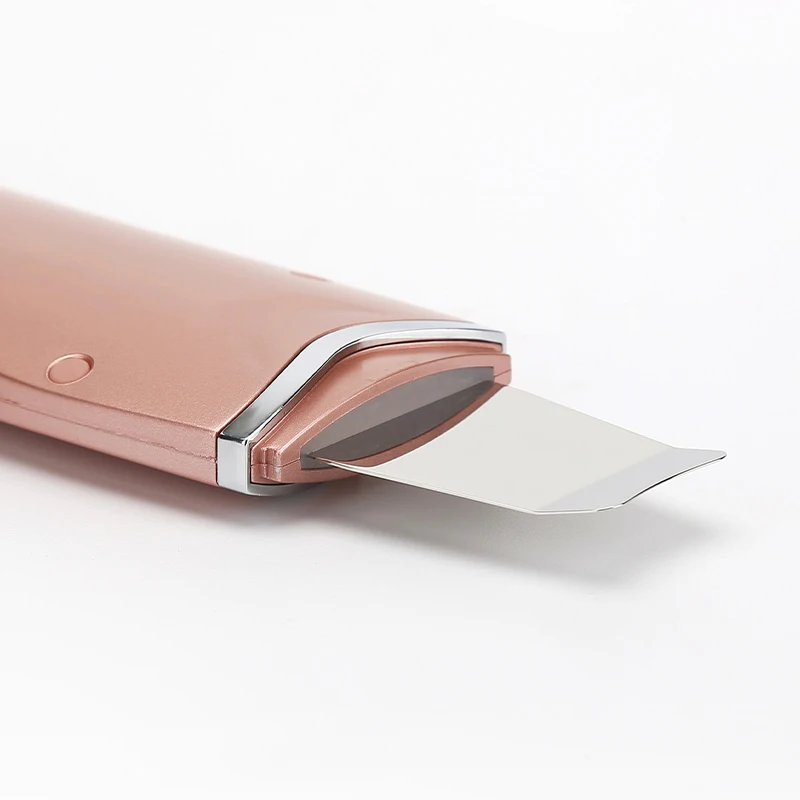 Wholesale Professional Beauty Care Iontophoresis Electroosmosis Spatula Exfoliator Microcurrent Ultrasonic Face Skin Scrubber