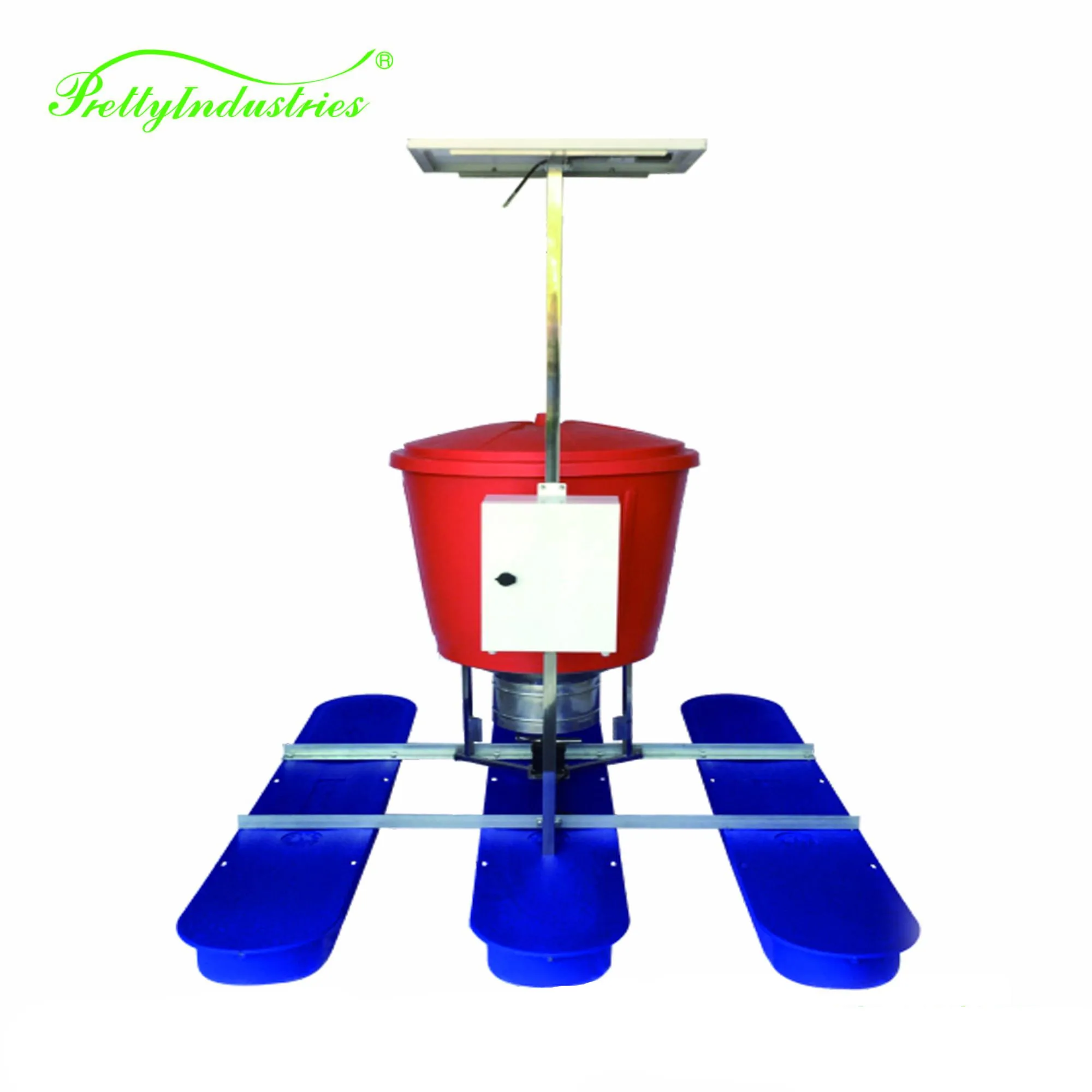 Solar auto feeder Electric automatic feeder for fish farm