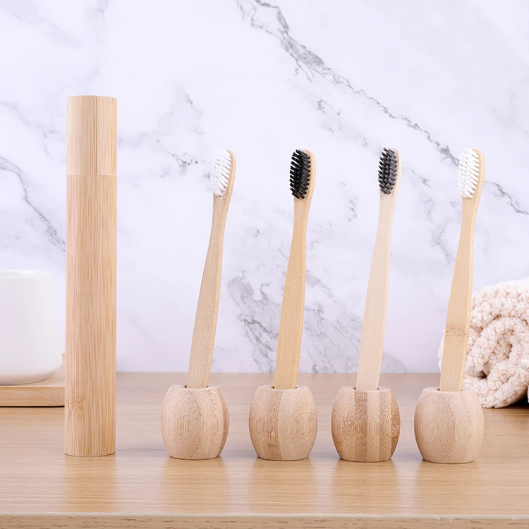 Eco friendly organic charcoal bamboo toothbrush bamboo products free sample