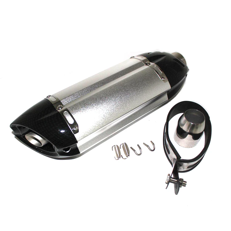 Универсальный глушитель выхлопной трубы мотоцикла из углеродного волокна