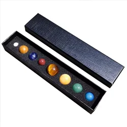 Customized Healing Crystals Gemstone Sphere Ball Solar System Eight Planets of the Solar System Gift Set