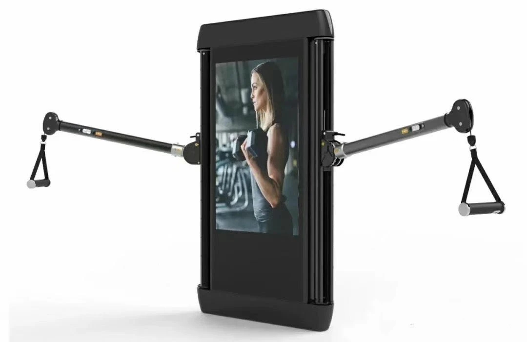 2024  Electric Smart Functional Trainer Adjustable Electric Dual Cable Cross Home GYM Machine For Sale