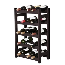 2020 new Amazon hot sale convenient bottle hanging wine glass storage rack On the ground