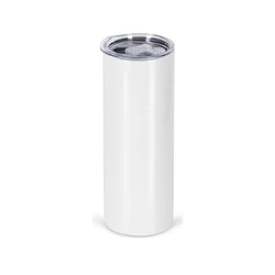 US warehouse wholesale white Sublimation blanks 20oz 30oz Stainless Steel Double Wall skinny straight sublimation tumbler