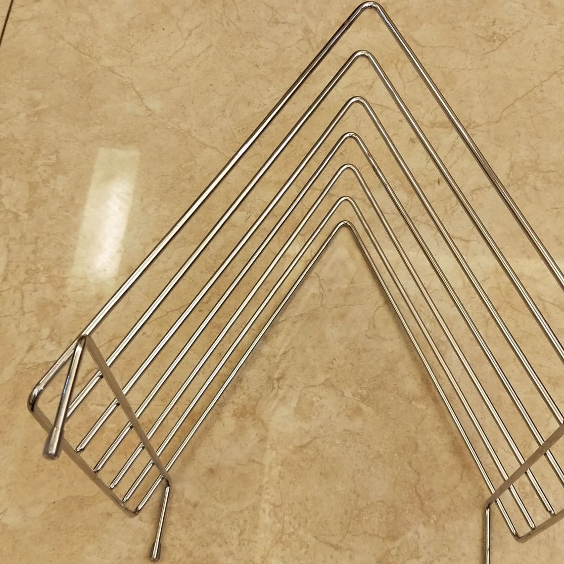 Thick Stainless Steel Cutting Board Rack Multi-grid Cutting Board Storage Rack Multi-purpose Pot Lid Rack