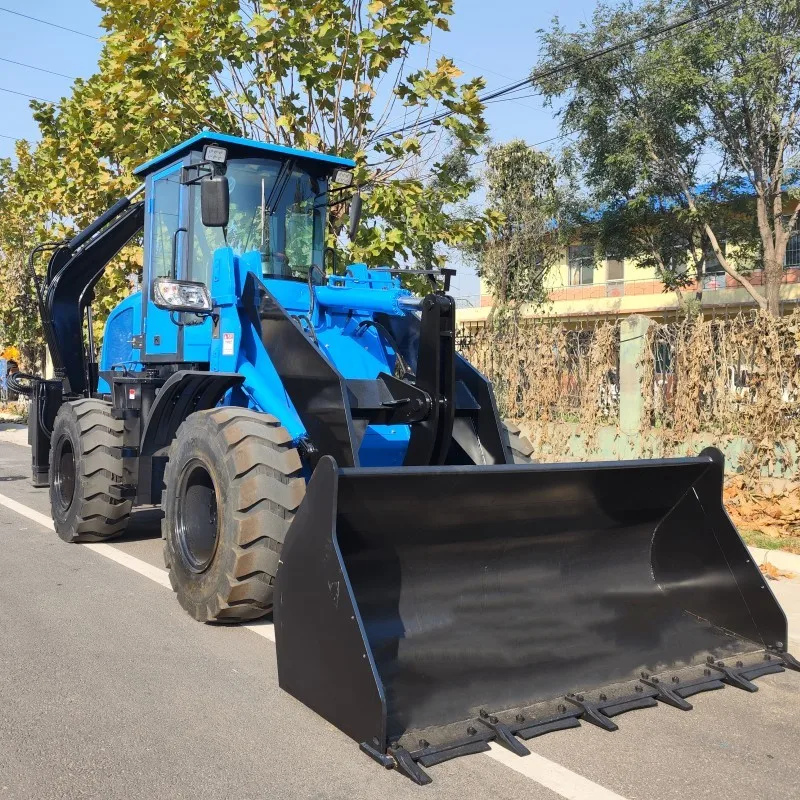 Blue color red color yellow color EPA engine America hot sale 0.8 1.5 1.8 2.5 ton mini backhoe loader small loader backhoes.