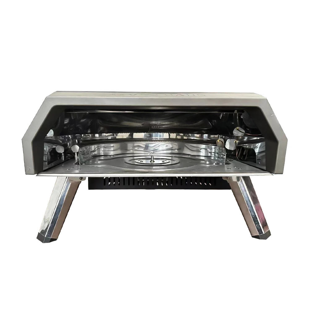 Hot sale small commercial gas BBQ pizza oven kitchen stainless steel portable outdoor gas pizza oven