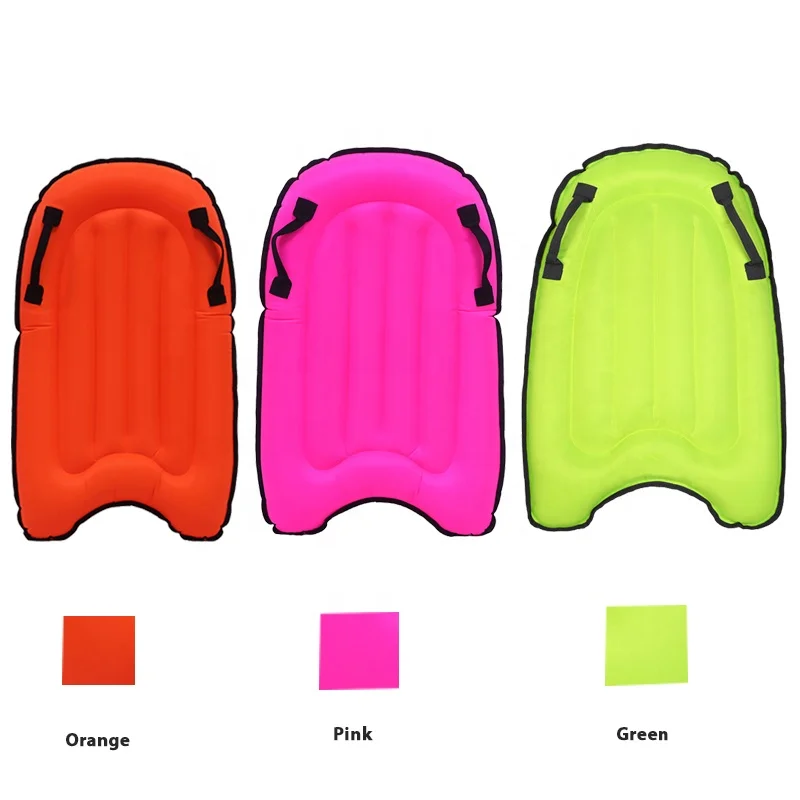 2022 Outdoor Inflatable Surfboard Portable Buoy Kickboard with Handle Children Safe Sea Water Sport Surf  Bodyboard