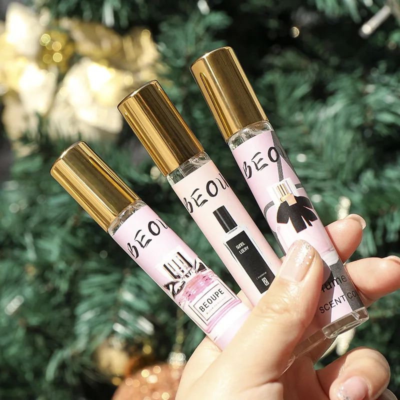 Mini Round Glass Tube Sunscreen fragrance Glass Aluminum Spray Empty Perfume Glass Bottle