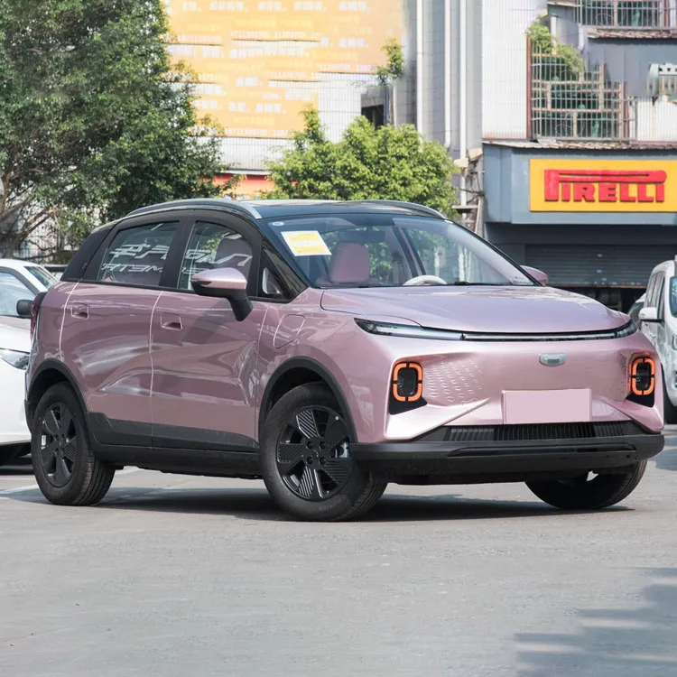 Electric Car Geely Geometry C E a 2022 New EV AWD 400KM Grapefruit Auto Electrico Used Cars Energy Vehicles