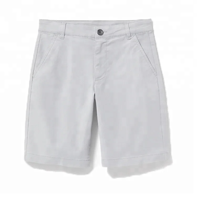 
Wholesale Custom Design Boy Cargo Cotton Twill Plain Shorts 