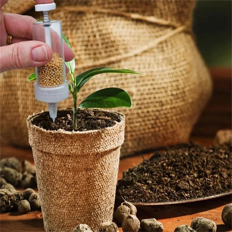 1pc Easy-Use Handheld Seed Sower Adjustable Mini Seeder for Efficient Planting Ideal for Home Gardens and Flower Pots Yard Tools