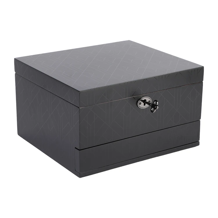 Luxury Cigar Gift Box Humidor Printed Spanish Cedar Wooden Cigar Box Wholesale Backwood High End  EmptyCigar Tin Box