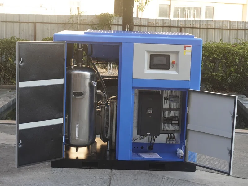 Компрессор воздуха без масла смазанный инвертор типа безмасляный 37Kw 50Hp 55Kw 75Hp винтовой воздушный