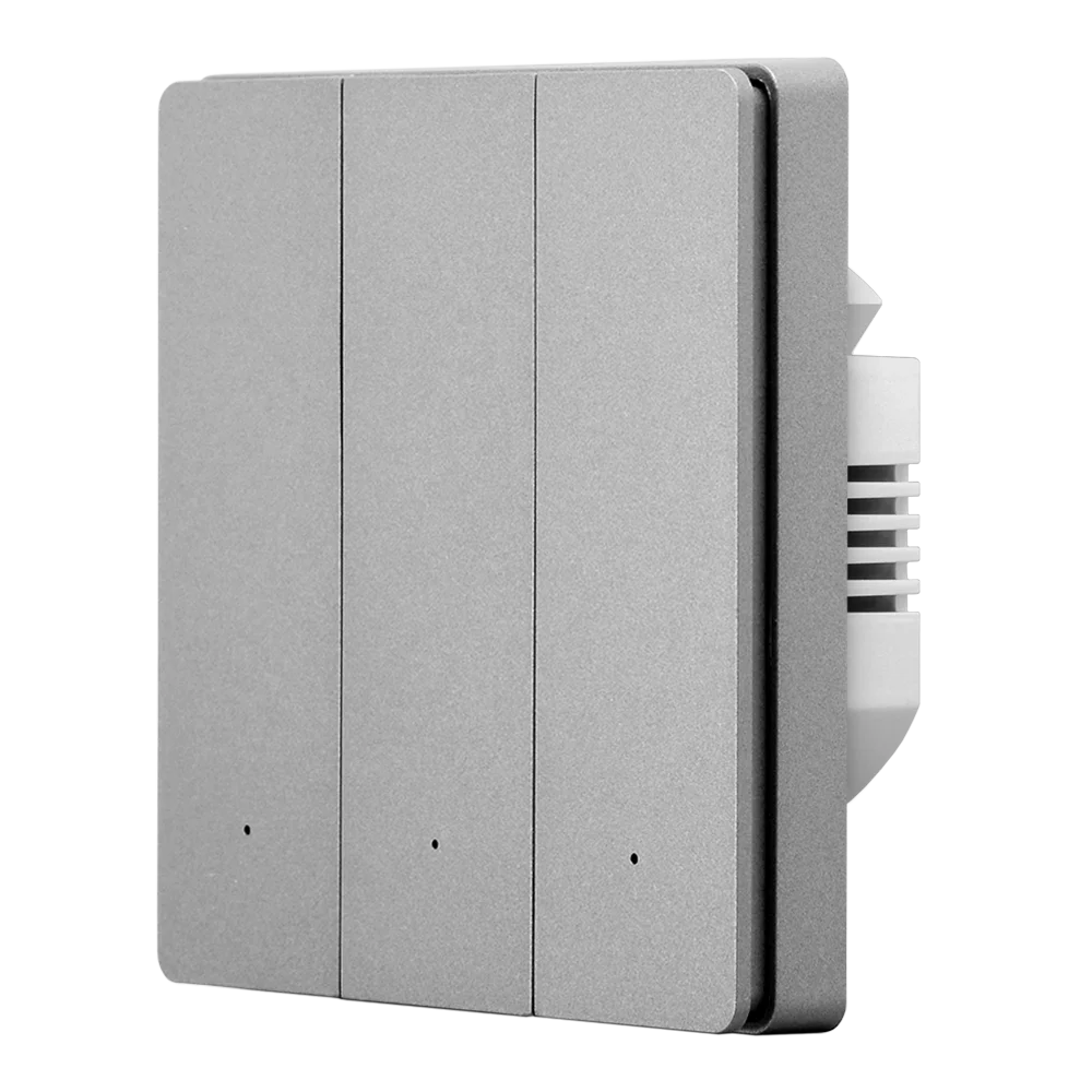 Triac Tuya Smart Zigbee No Neutral Wall Light Switch EU Standard