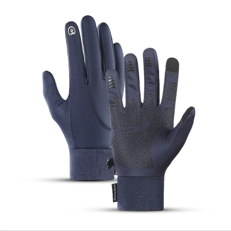 Outdoor men and women sport running gloves polar fleece sports touch screen warm winter gloves