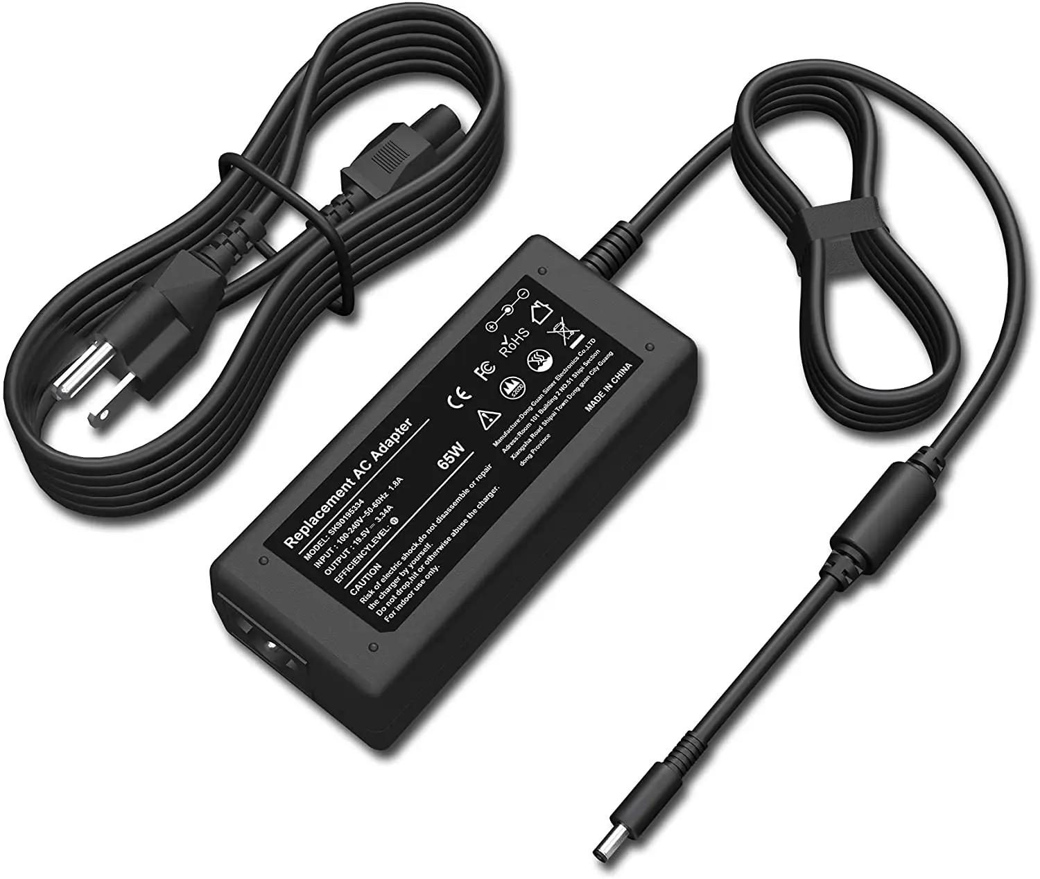 65W 20V 2A Laptop Charger Universal Power Adapter for Dell Charger