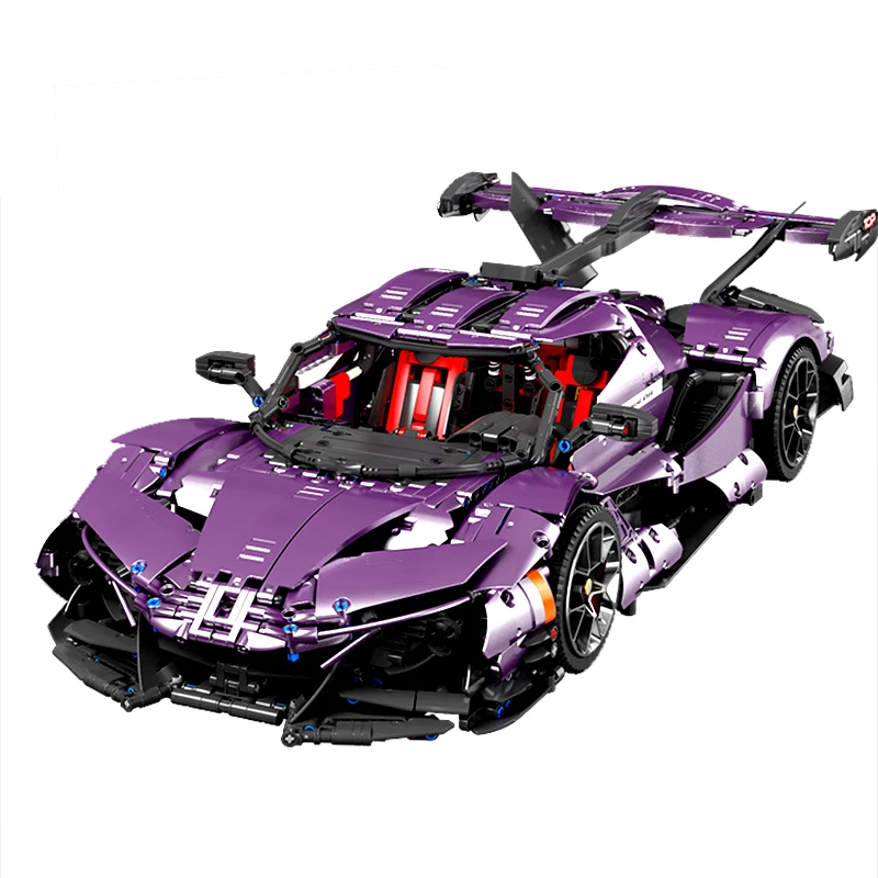 MOC технологии спортивный автомобиль игрушка для взрослых Коллекционная модель механический спортивный автомобиль Строительные блоки Набор 3668 штук