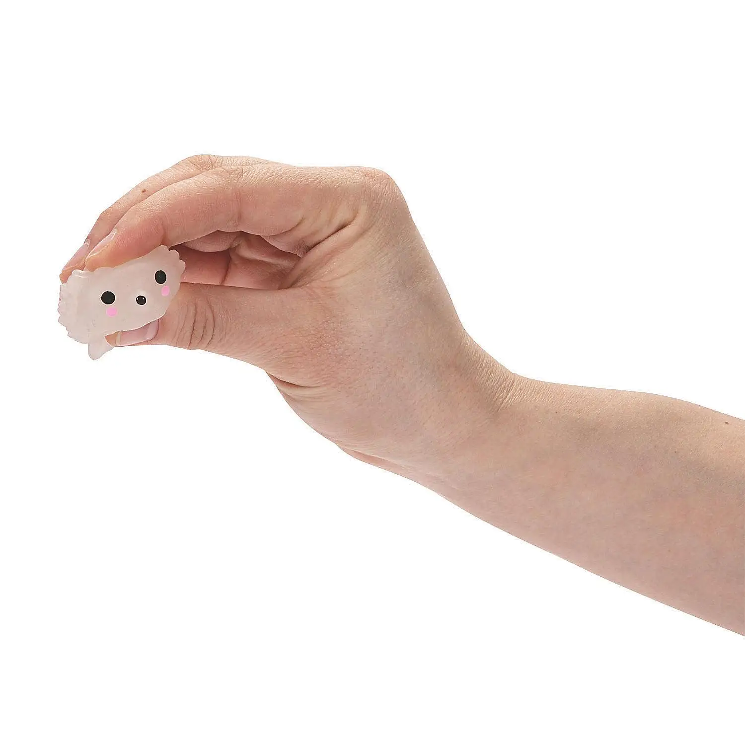 Factory novelty kids TPR chubby mini squishy mochi animal shape custom logo anti stress ball squeeze toys