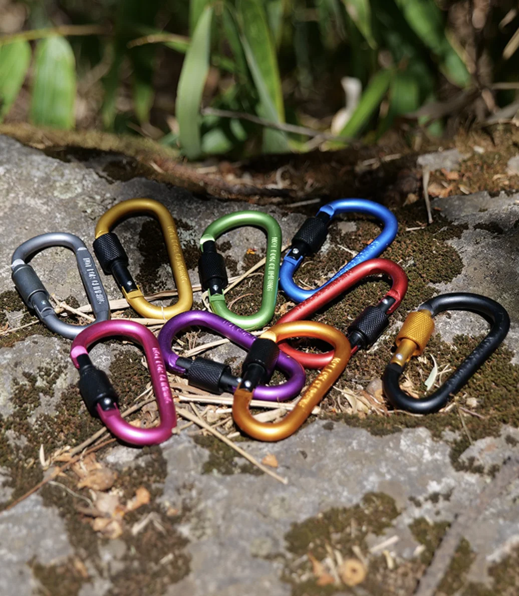 SOLO WILD Alloy Backpack Spring Buckle Hook Clasp Hook Safety Buckle For Camping Mountaineering
