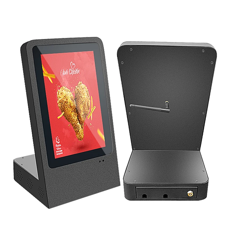10.1 Inch Self Service Payment Kiosk Desktop Ordering System Machine Table Bill Payment Kiosk for Chain Store Shop Restaurant