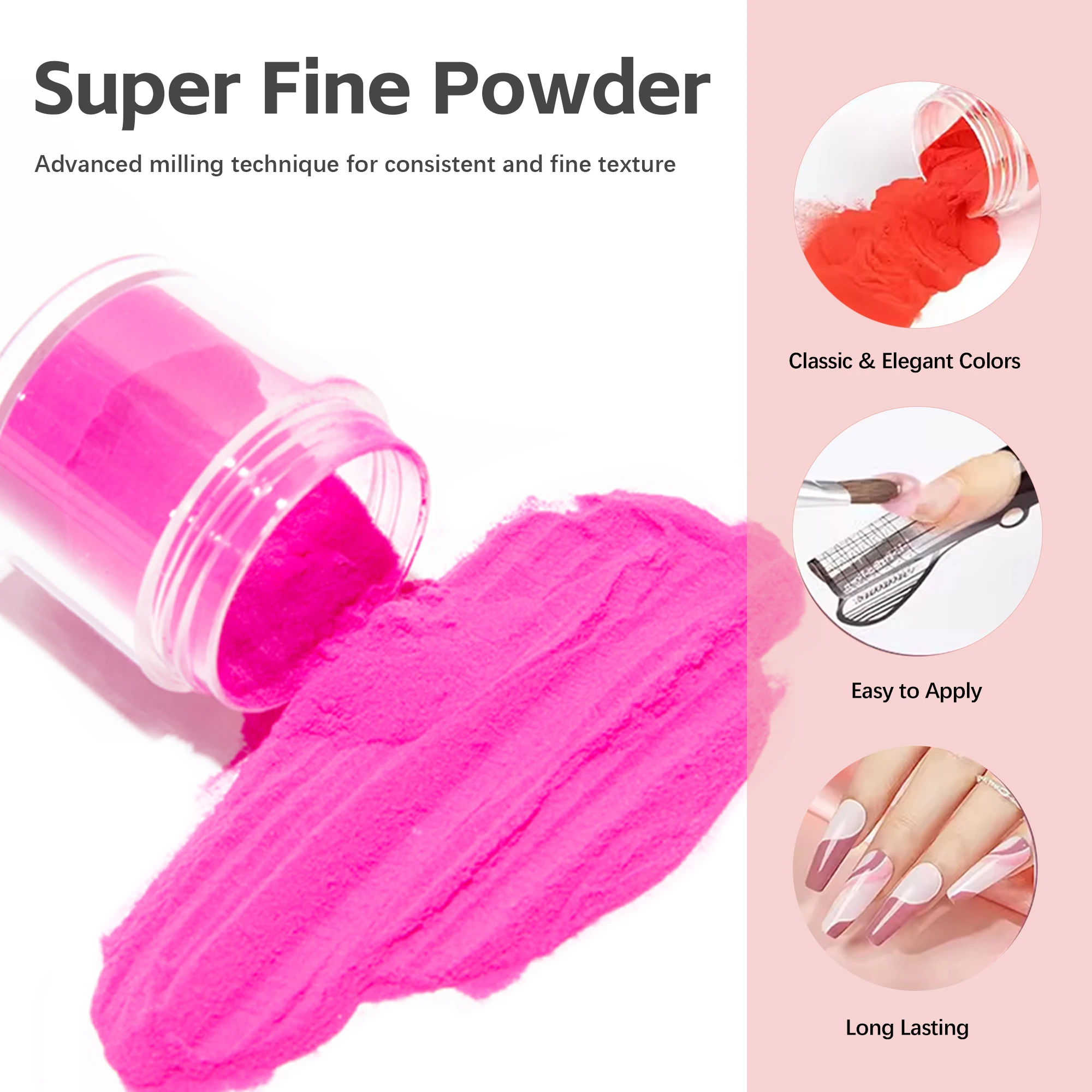 ZRKGEL Acrylic Color Set Dip Powder Glitter Decoration Nail Kit Set Professional Tools Diy Manicure nail art set  For Beginners