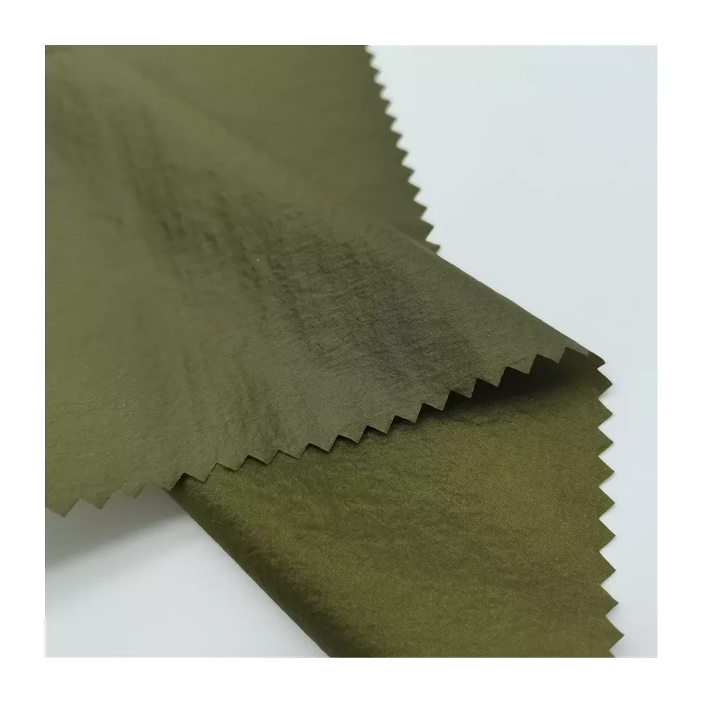 Manufacturer customized 100% Nylon Taffeta 2 tone color with downproof coating durable down price fabric