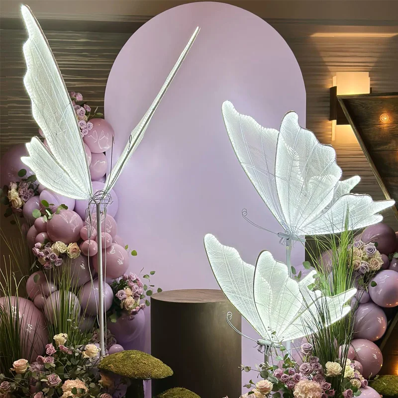 L-WL001-1 Wedding butterfly light butterfly led light decoration butterfly wing led lights for wedding decoration