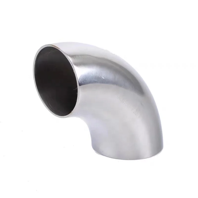 Stainless Steel 316L Sanitary Fitting, 90 Degree Polished Weld Short Elbow