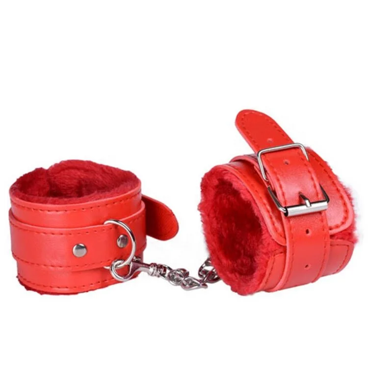 Sex Hand Cuffs bdsm Restraint Shackle Devices SM bondage Furry Plush Handcuffs